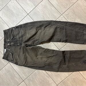 Zara Men's Slim Straight Black Jeans